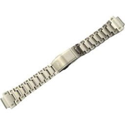 Tiera Casio DW5600 stålklockarmband silver