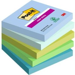 Notes POST-IT Super Sticky Oasis 76x76 5/fp