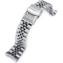 MiLTAT Super-J Louis Brushed stålarmband till Seiko SKX SS221803B020