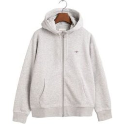 GANT Shield Zip Hoodie Dam, LIGHT GREY MELANGE, XL