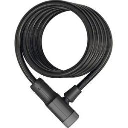 ABUS Spirallås 5510 Primo m/hållare, Svart, One Size