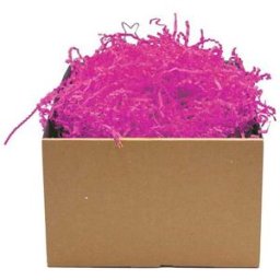 Crinkle craft rosa pappersstrimlor 1kg