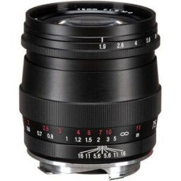 Voigtländer 75mm f/1,9 Ultron MC, svart, för Leica M-fattning