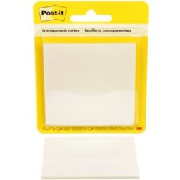 Post-it Notes transparent 73x73 36sh retail 6st
