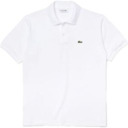 Lacoste Original L.12.12 Petit Piqué Cotton Polo Shirt Herr, White, 8