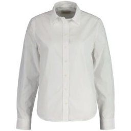 GANT Regular Poplin Shirt Dam, White, 40
