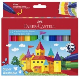 Fiberpenna Jumbo FABER CASTELL 12/fp