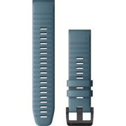 Garmin Quickfit 22mm gråblå silikonarmband 010-12863-03