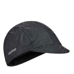 Grip Grab AquaShield Waterproof Cycling Cap, Black, M/L