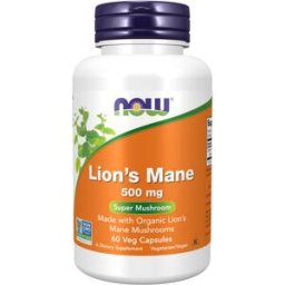 Now Lions Mane 500 Mg 60 Caps