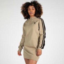 Gorilla Wear Isabella Sweatshirt Dress Beige M