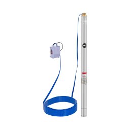 Djupvattenpump - 70 mm / 2,75'' - 3800 l/h - 750 W - 50 m kabel / 84 m uppfordringshöjd - Rostfritt stål