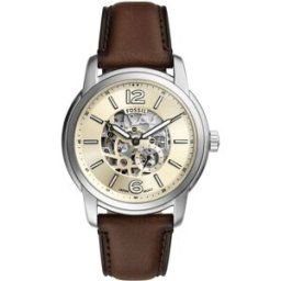 Fossil Heritage Beige Gold Brown Leather ME3264