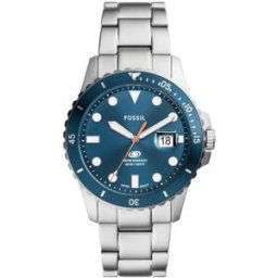 Fossil Fossil Blue Dive 3-hands Silver FS6050