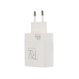 RV 45W Väggladdare med Dubbla USB-C-portar: Snabb och Kraftfull Laddning