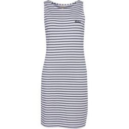 Barbour Women's Dalmore Striped Dress White/Navy 14