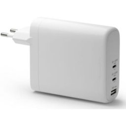 Re-charge - Wall Charger GaN - USB-C 140W+100W+18W EU, White