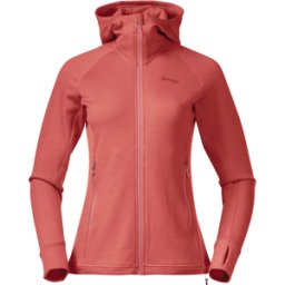 Bergans Women's Ulstein Wool Hood Jacket Rusty Dust S