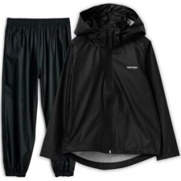 Tretorn Kids' Packable Rainset Black 86/92