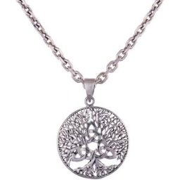 Northern Viking Jewelry Tree Of Life Celtic Triquetra silver berlock NVJ-H-RS067