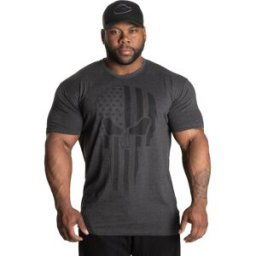 Gasp Skull Standard Tee Dark Grey Melange L