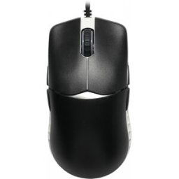 Ducky Feather Black & White Ultralätt Gamingmus - Omron 60m Micro
