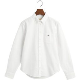 GANT Regular Fit Classic Oxford Shirt Dam, White, 38