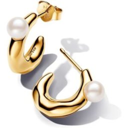 Pandora Essence 14k Gold-plated pärlörhängen 263261C01