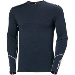 Helly Hansen LIFA Merino Midweight Crew Base Layer Herr, XL, 600 NAVY