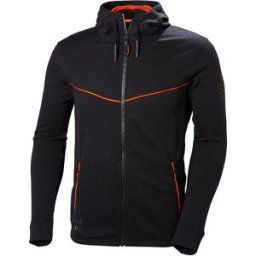 Helly Hansen Workwear Chelsea Evolution Zip Hoodie Herr, XXXL, 990 BLACK