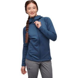 Black Diamond Women's Factor Hoody Ink Blue L