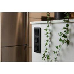 Schneider Electric Exxact Kombinationsram 2 Fack, Antracit, Strömbrytare & Vägguttag