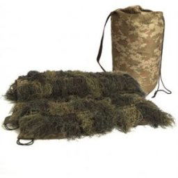 Mil-Tec Ghillie Mantel Anti Fire 140x100cm Woodland