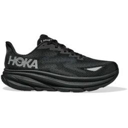 HOKA Clifton 9 GORE-TEX Dam, 38 2/3, BLACK / BLACK
