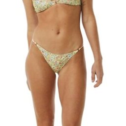 Rip Curl Women's Sea Of Dreams Cheeky Bikini Bottom Multico L