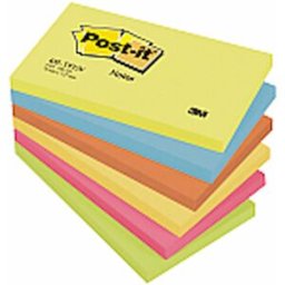 Post-It Energy Rainbow, 76x127mm 6st