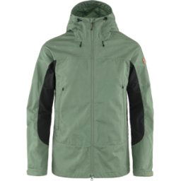 Fjällräven Men's Abisko Lite Trekking Jacket Patina Green/Dark Grey S
