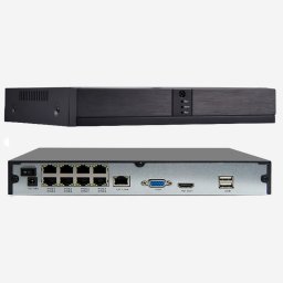 NVR 5008EZ POE 4 Megapixel - 8-kanals Nätverksvideoinspelare