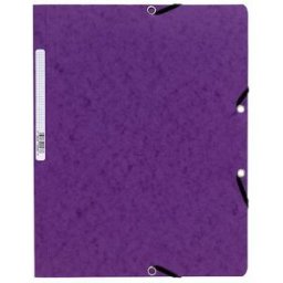 Gummibandsmapp u.kl. EXACOMPTA A4 lila