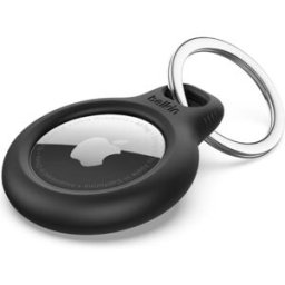 Secure Holder with Keyring - Black