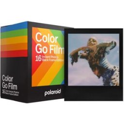 Färgfilm för Polaroid Go, svarta ramar,16 ark