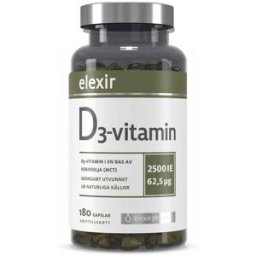 Elexir Pharma D3 Vitamin 2500ie 180 Caps