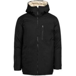 The Mountain Studio A-2 R GORE-TEX Windstopper Reversible Down Parka, L, BLACK ONYX, CASTLE WALL