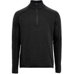 The Mountain Studio M-6 Light Tech Fleece Half Zip Herr, S, Black Onyx