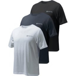 Beretta Corporate Men T-shirts 3-pack (Färg: BlueTotal Eclipse / Black / White, Storlek: Large)