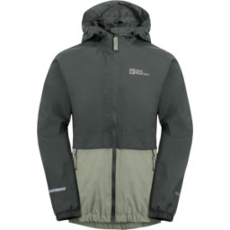 Jack Wolfskin Kids' Rainy Days 2-Layer Jacket Slate Green 104