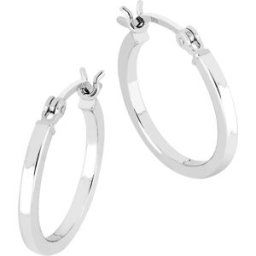 Lykka Tunna silver hoop örhängen 2 x 20 mm