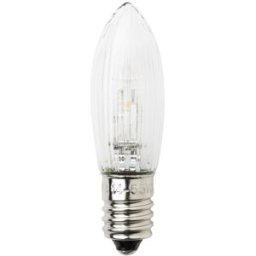 Konstsmide LED, 14-55V, 0,3W, E10, Klar, 3-Pac