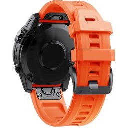 Tiera Garmin Fenix Classic silikonarmband orange quick release 26 mm