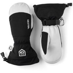 Hestra Army Leather Heli Ski Mitt, Svart, 7